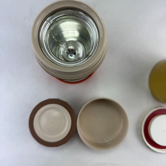 Vintage Retro Thermos King Seeley Stacking Connecting Ring 2 Bottles - Picture 9 of 16